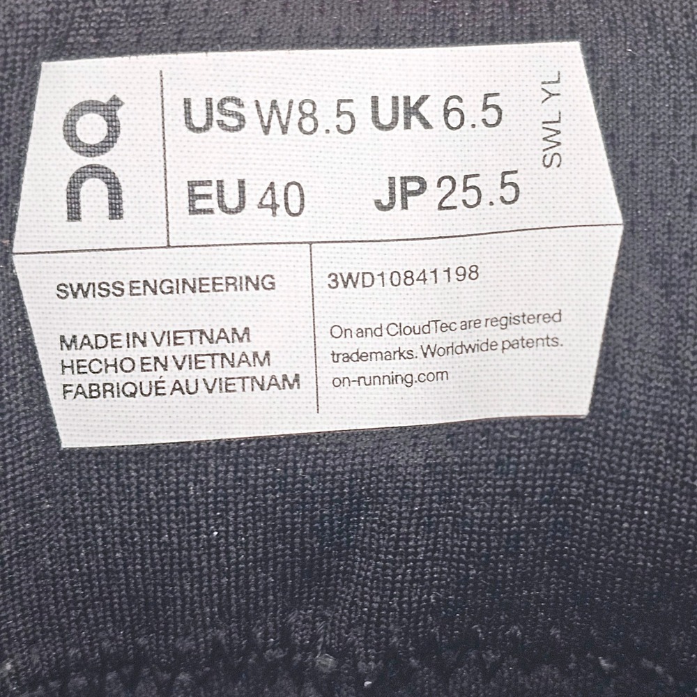 On Cloud Cloudrock 2 Waterproof Hiking Boots Blue Black 3WD10841198 Women's 8.5 - Picture 7 of 8